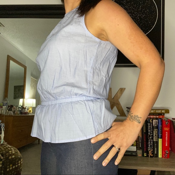 Treasure & Bond Sleeveless Peplum Top - Picture 5 of 7